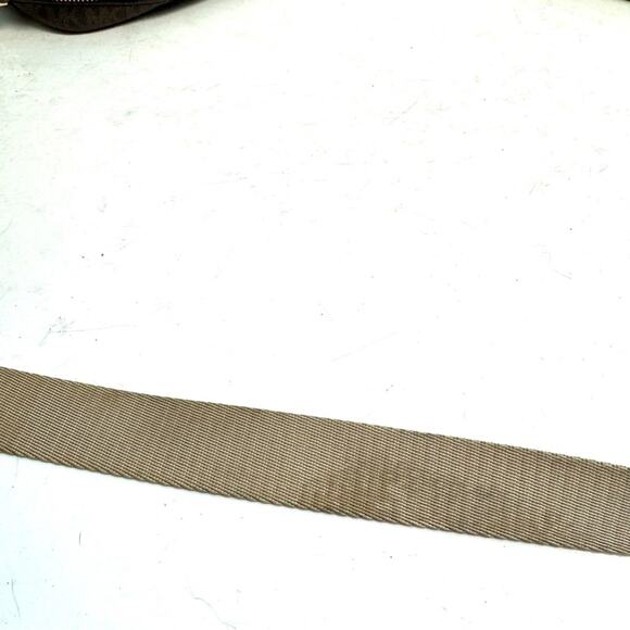 Michael Kors Brown & Tan Fulton Sport Monogram Medium Crossbody Bag Purse - Picture 9 of 12